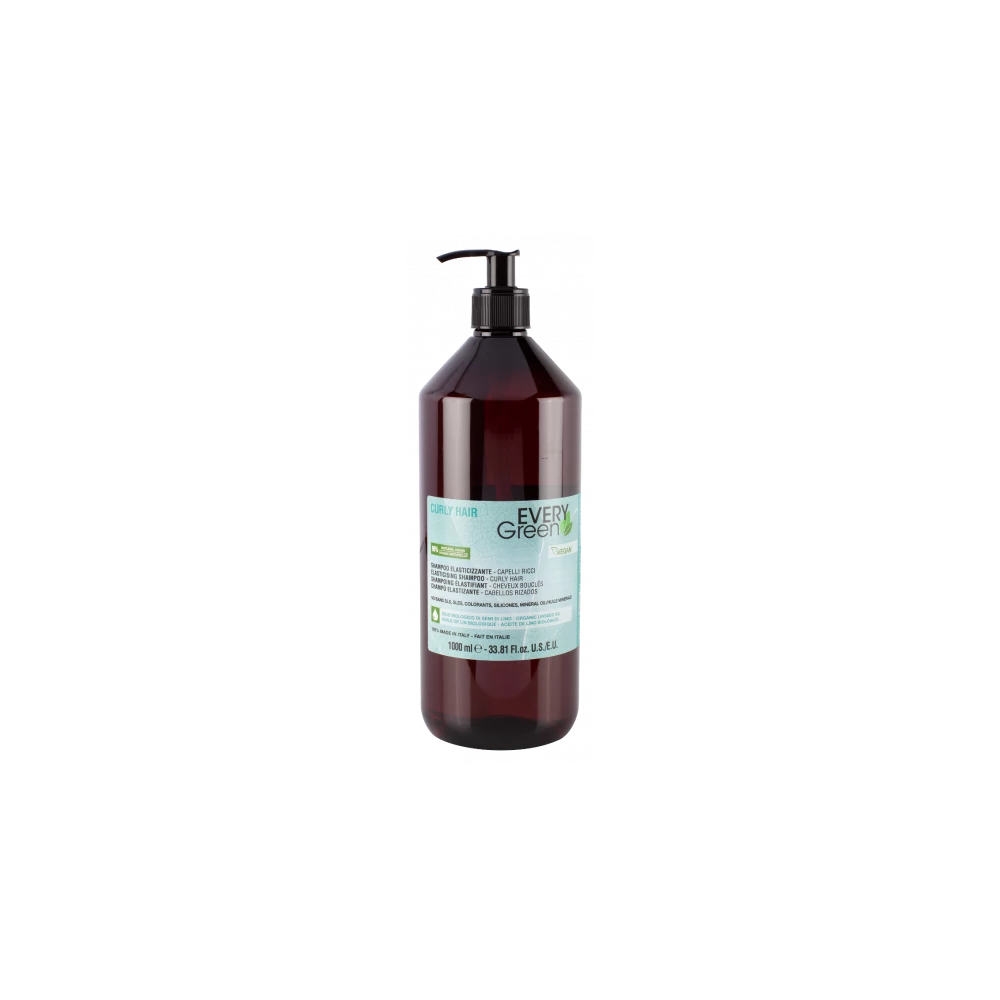 EVERYGREEN Göndör hajra való sampon 1000ml. VEGÁN