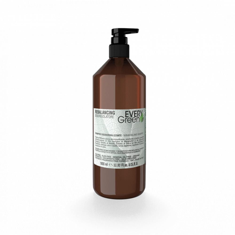 24001870 EVERYGREEN REBALANCING ZSÍROS Hajra SAMPON 1000ml.