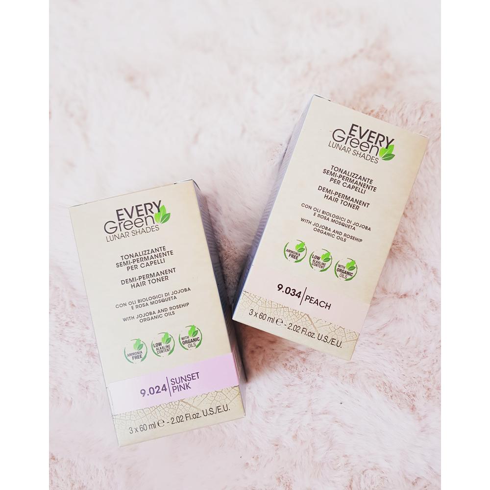 EVERYGREEN LUNAR SHADES FÉLTARTÓS HAJSZÍNEZŐ TONER 9.022 Moon Lavander 3×60ml./Doboz.