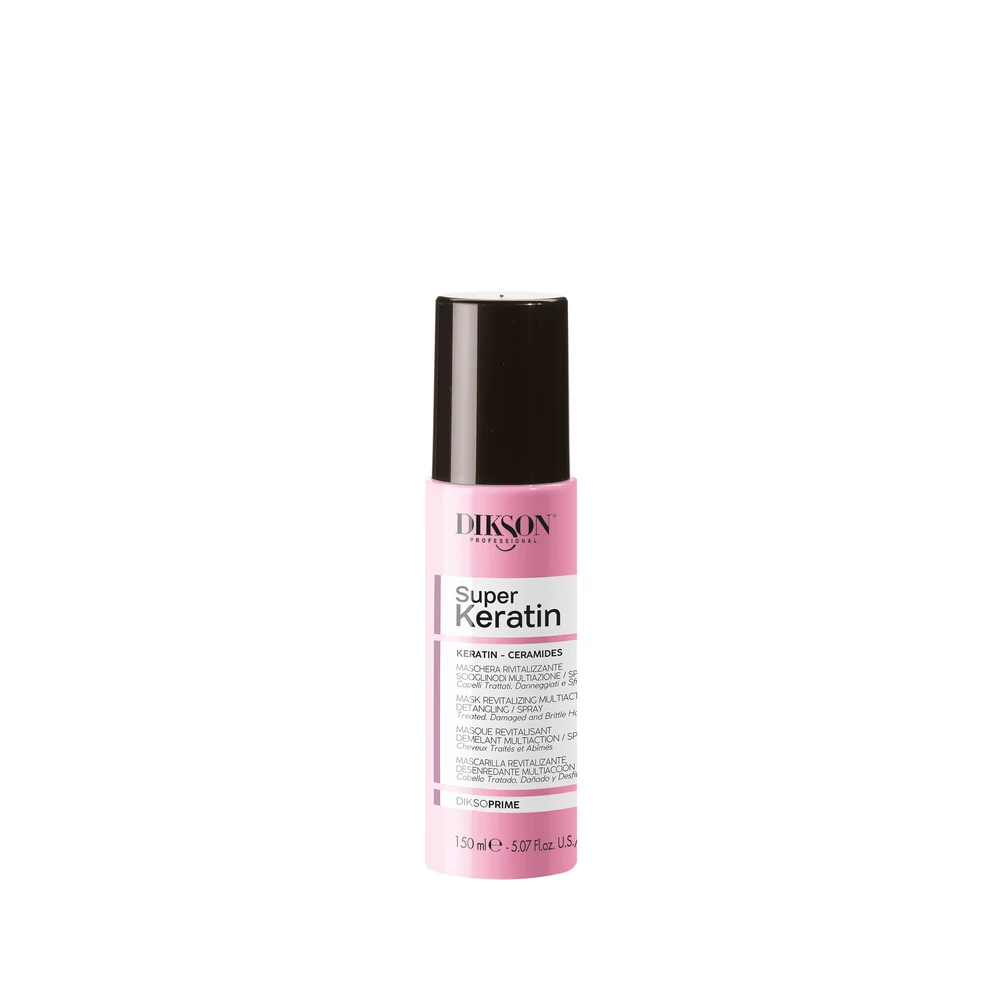 DIKSON DiksoPrime Super Keratin Revitalizáló kifésülés könnyítő spray maszk keratinnal és  ceramidokkal 150ml
