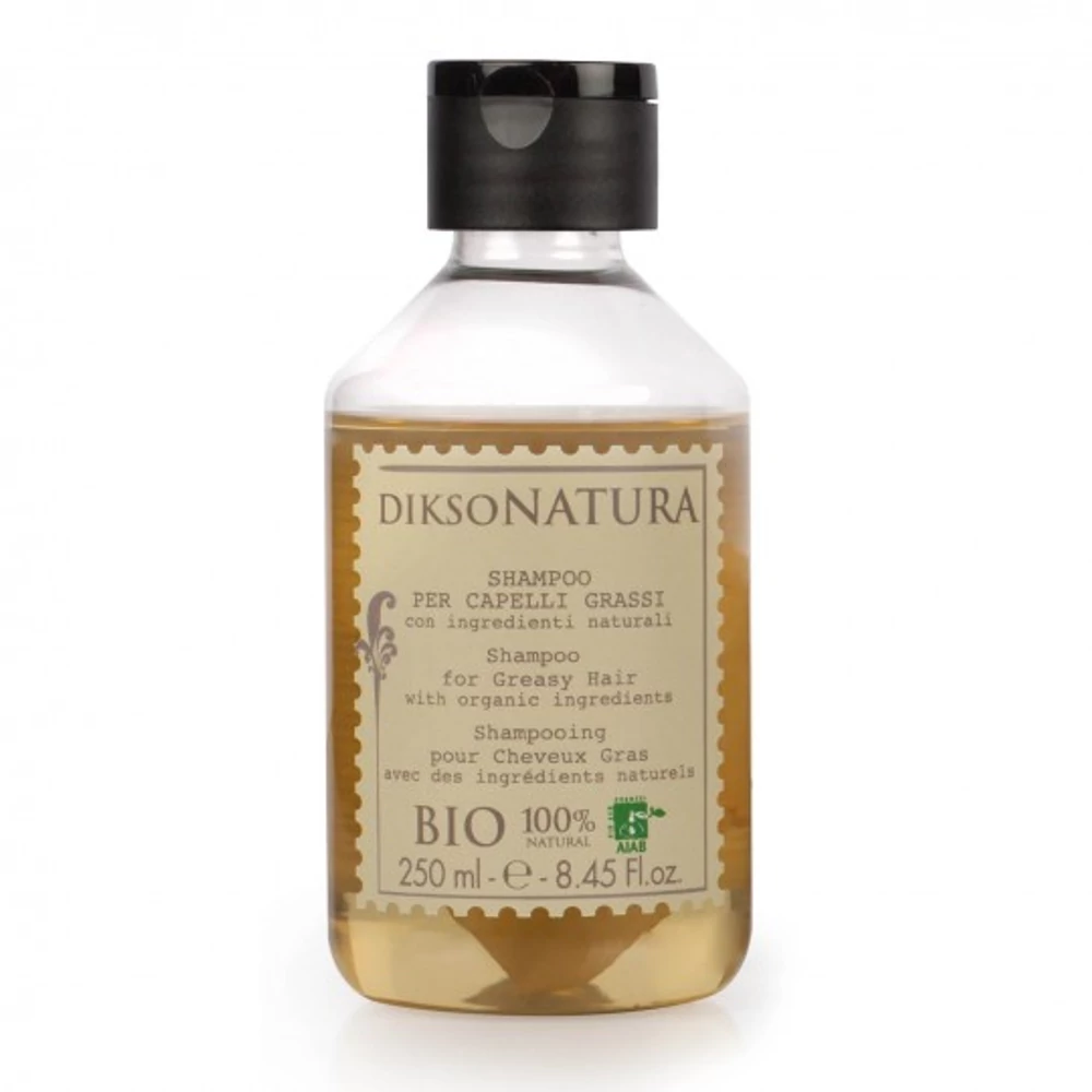 DiksoNatura Zsíros Hajra Sampon Borostyánnal 250ml.