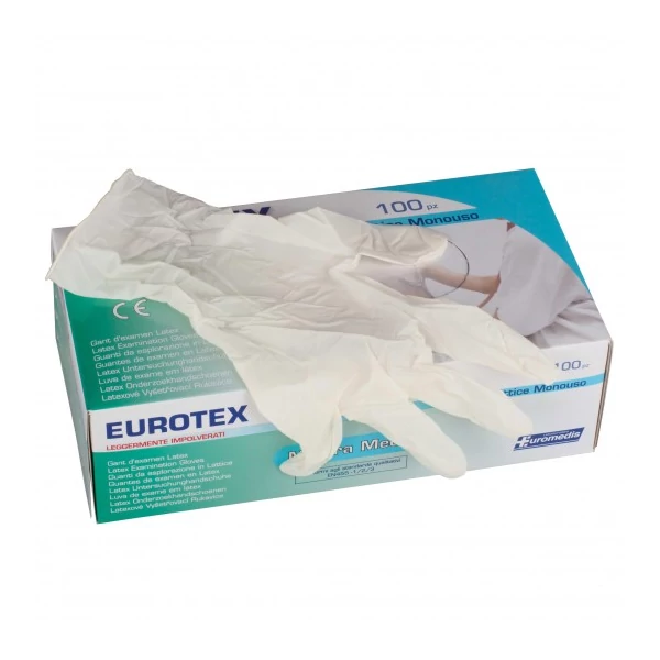 Eldobható latex kesztyű S-es